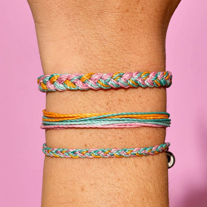 Canary Multi Braided Bracelet