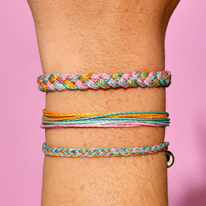 Canary Multi Mini Braided Bracelet