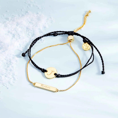 Engravable Double-Sided Bar Bracelet
