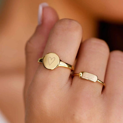 Engravable Signet Ring