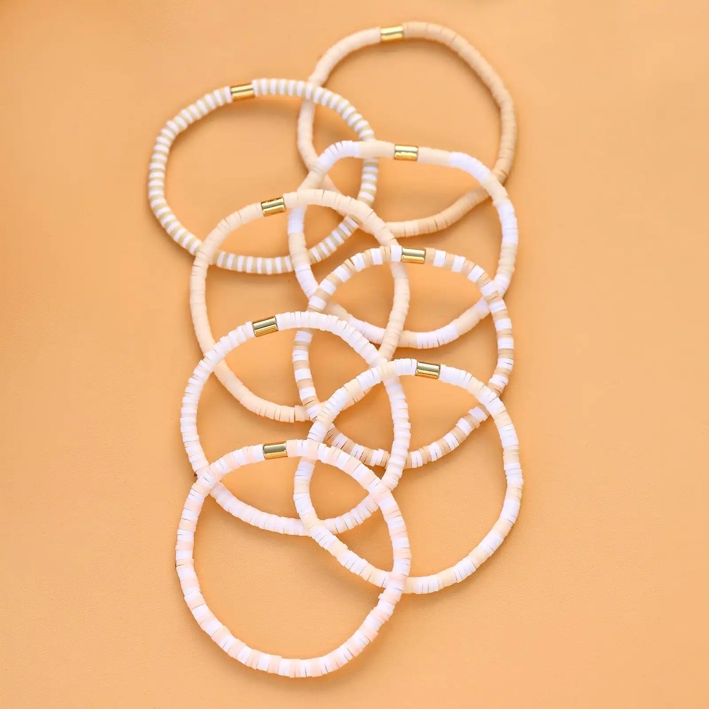 Leche Stretch Bracelet Set of 8