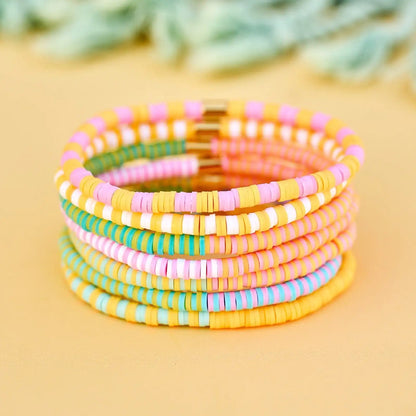 Sunset Beach Stretch Bracelet Set of 8
