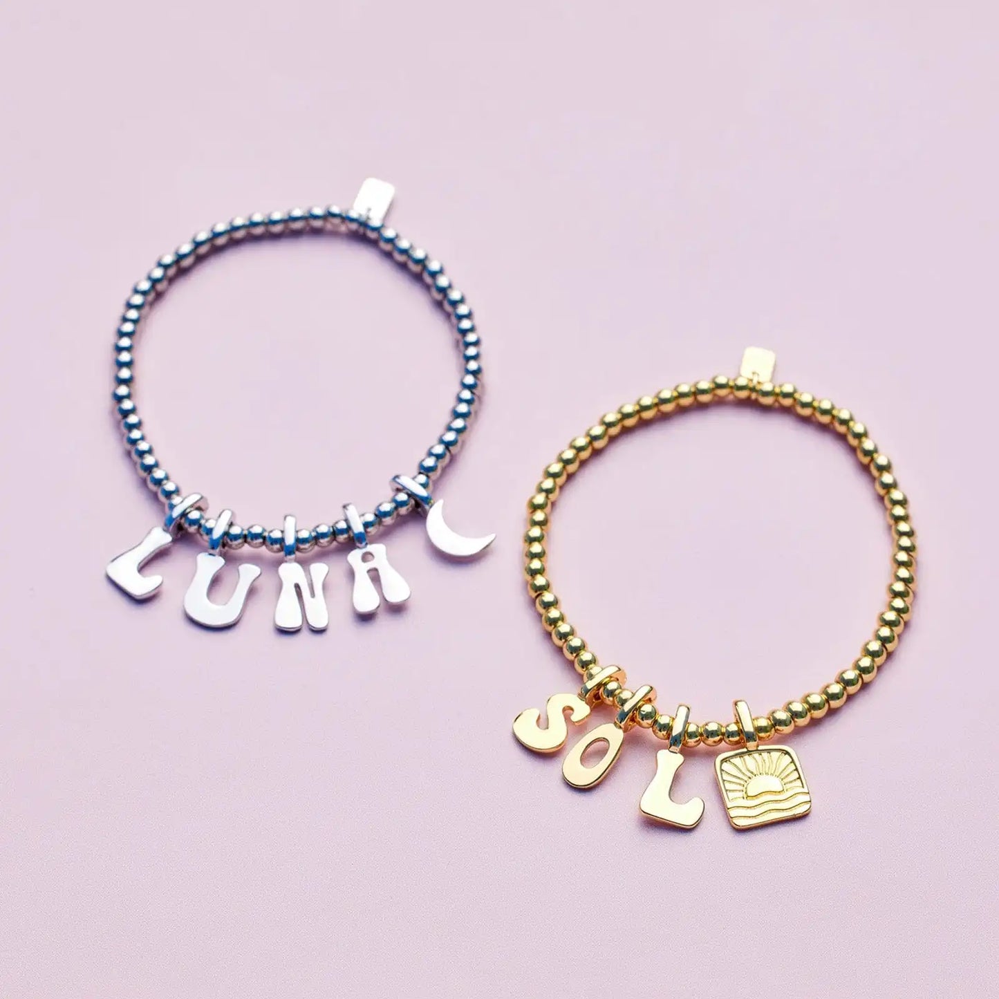 Harper Retro Alphabet Charm