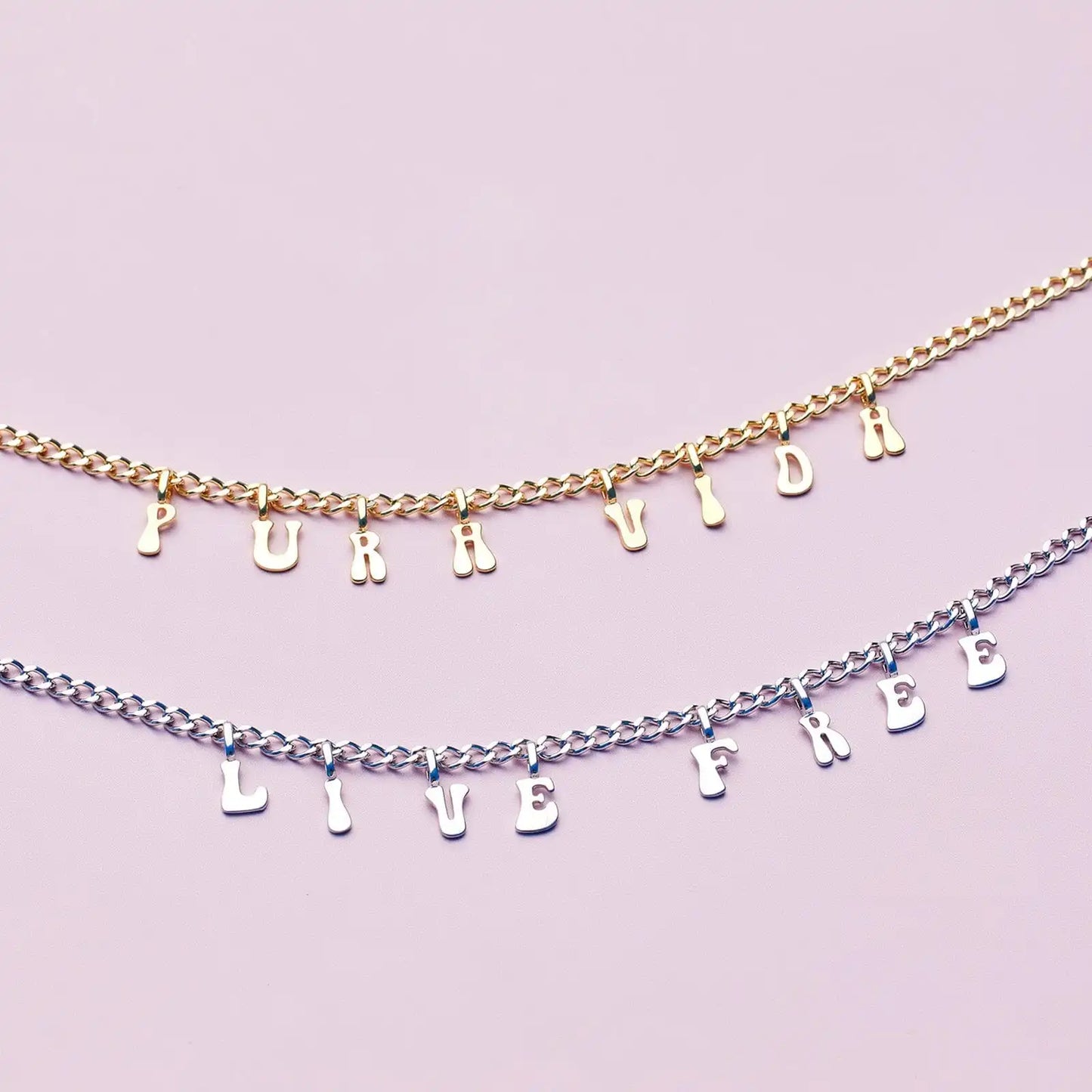 Harper Retro Alphabet Charm
