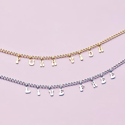 Harper Retro Alphabet Charm