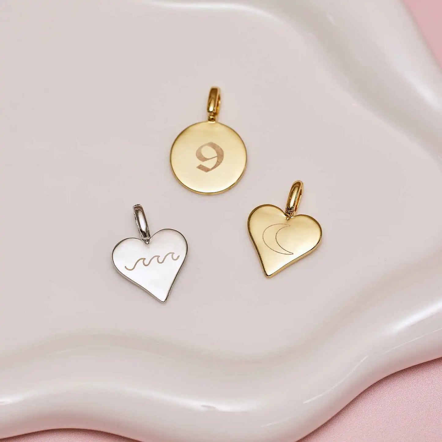 Engravable Coin Harper Charm