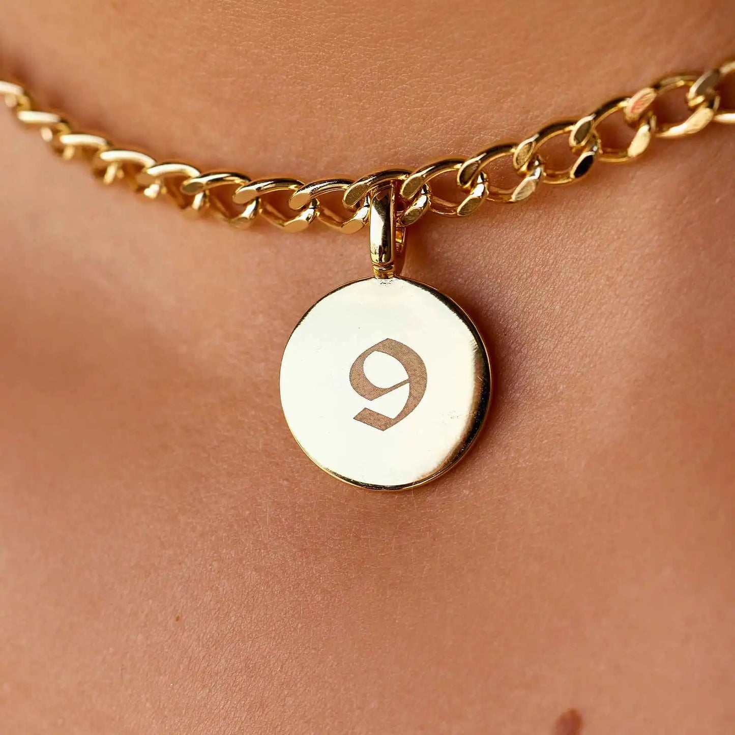 Engravable Coin Harper Charm