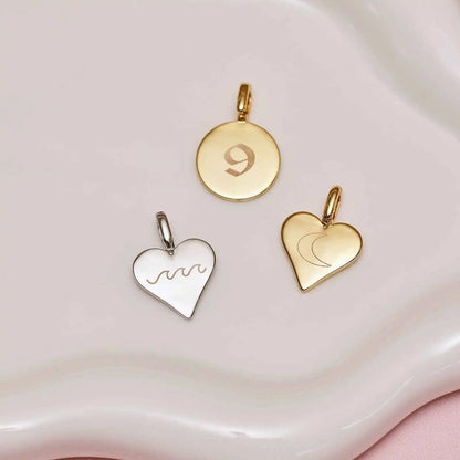 Engravable Heart Harper Charm