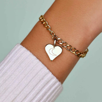 Engravable Heart Harper Charm