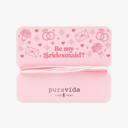 Bridesmaid Bracelet Card