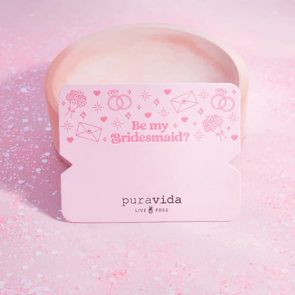 Bridesmaid Bracelet Card