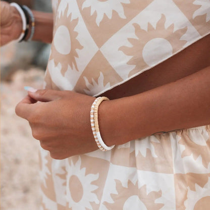 Cafecito Seascape Stretch Bracelet