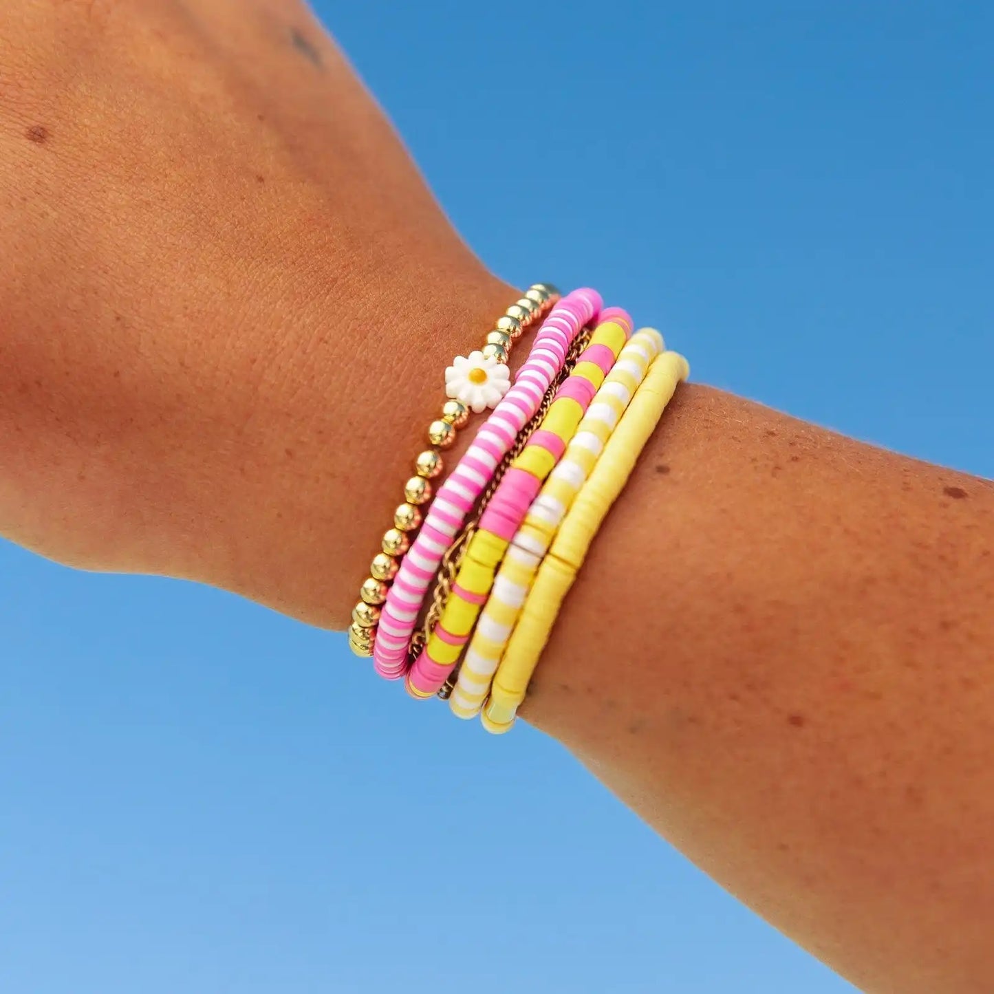 Solar Power Seascape Stretch Bracelet