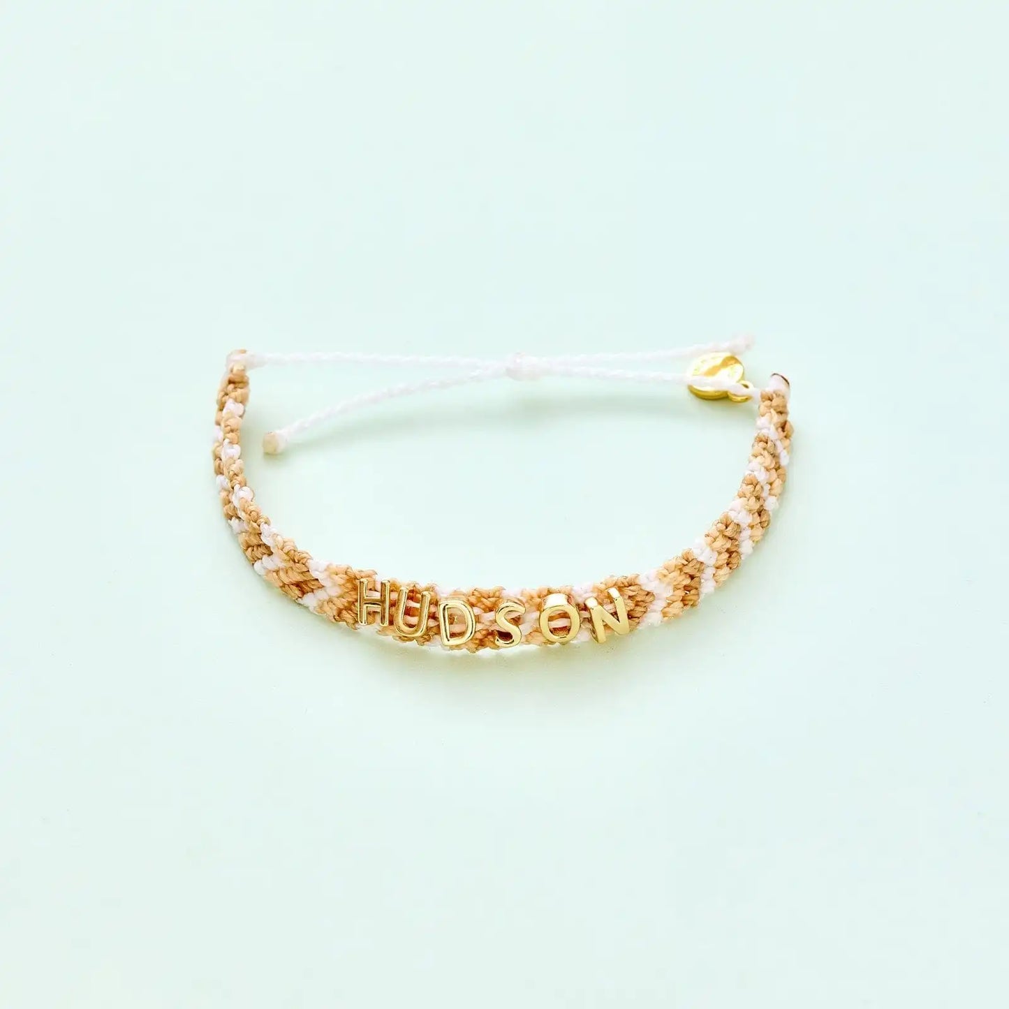 Neutral Woven Chevron Bracelet