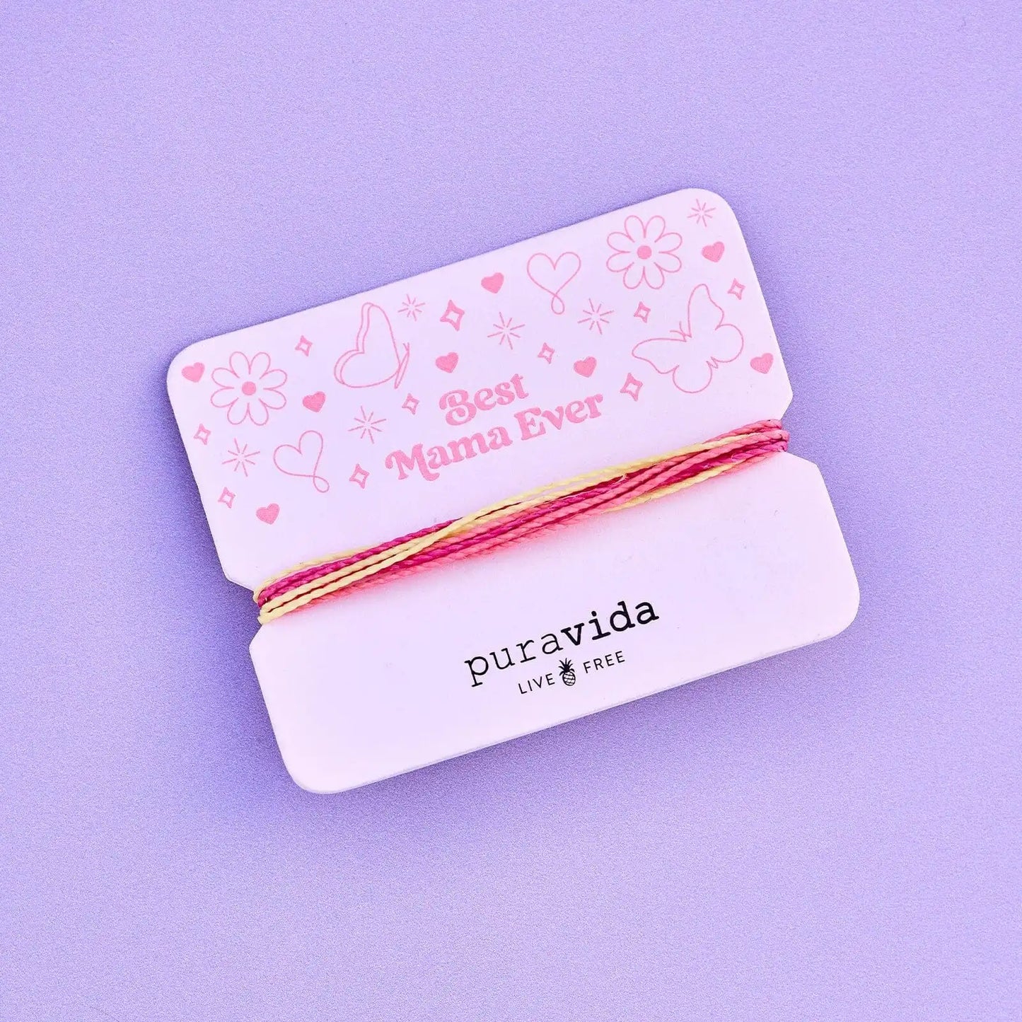 Best Mama Ever Bracelet Card