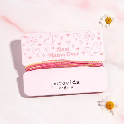 Best Mama Ever Bracelet Card