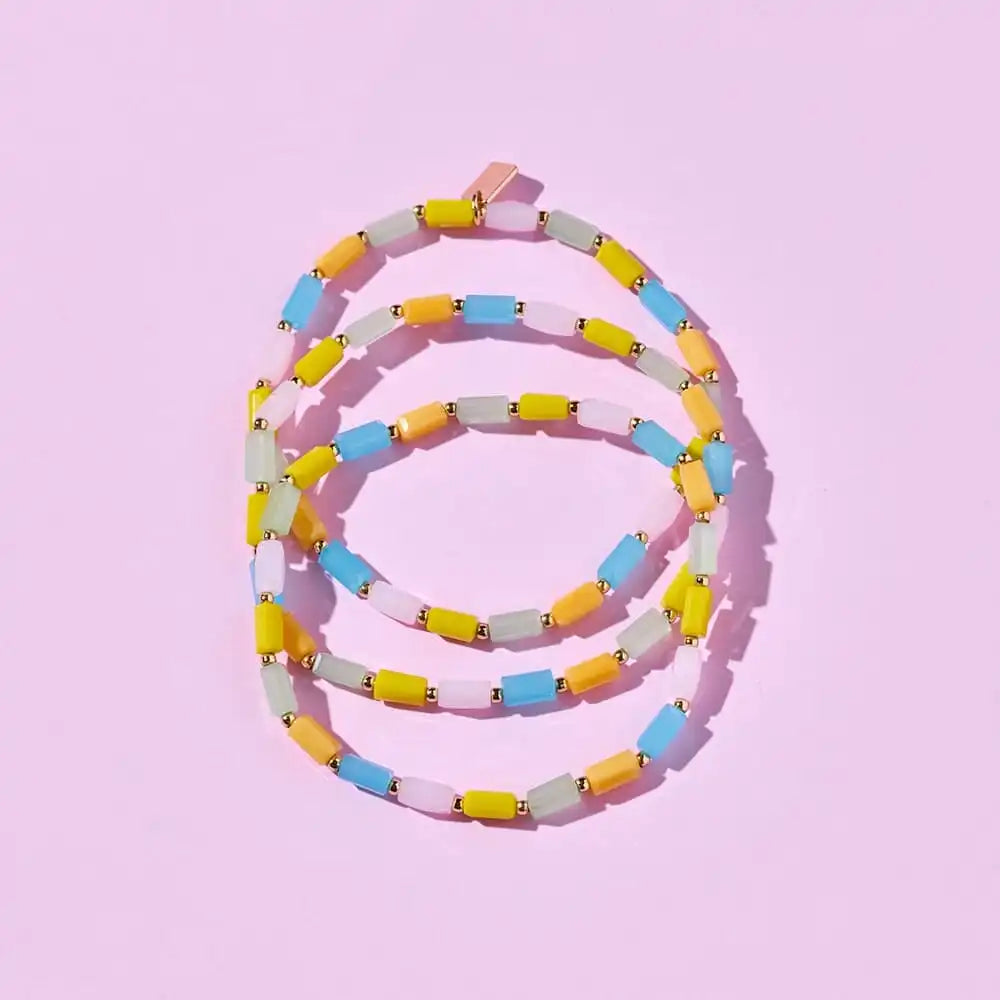 Neon Lights Stretch Bracelet 3 Pack