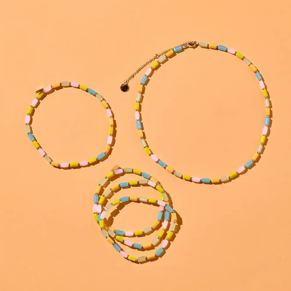 Neon Lights Stretch Bracelet 3 Pack