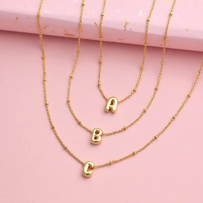 Alphabet Satellite Chain Choker