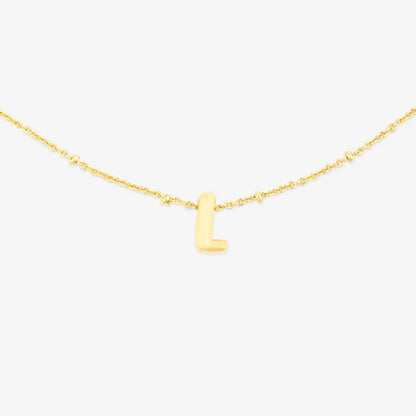 Alphabet Satellite Chain Choker