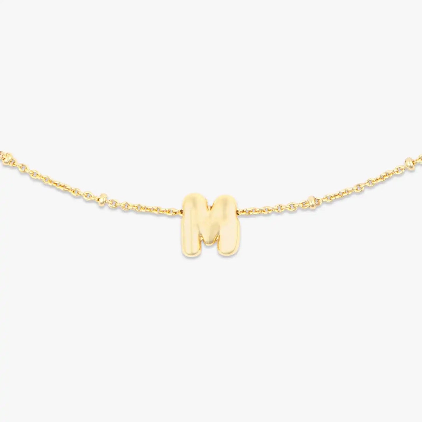 Alphabet Satellite Chain Choker