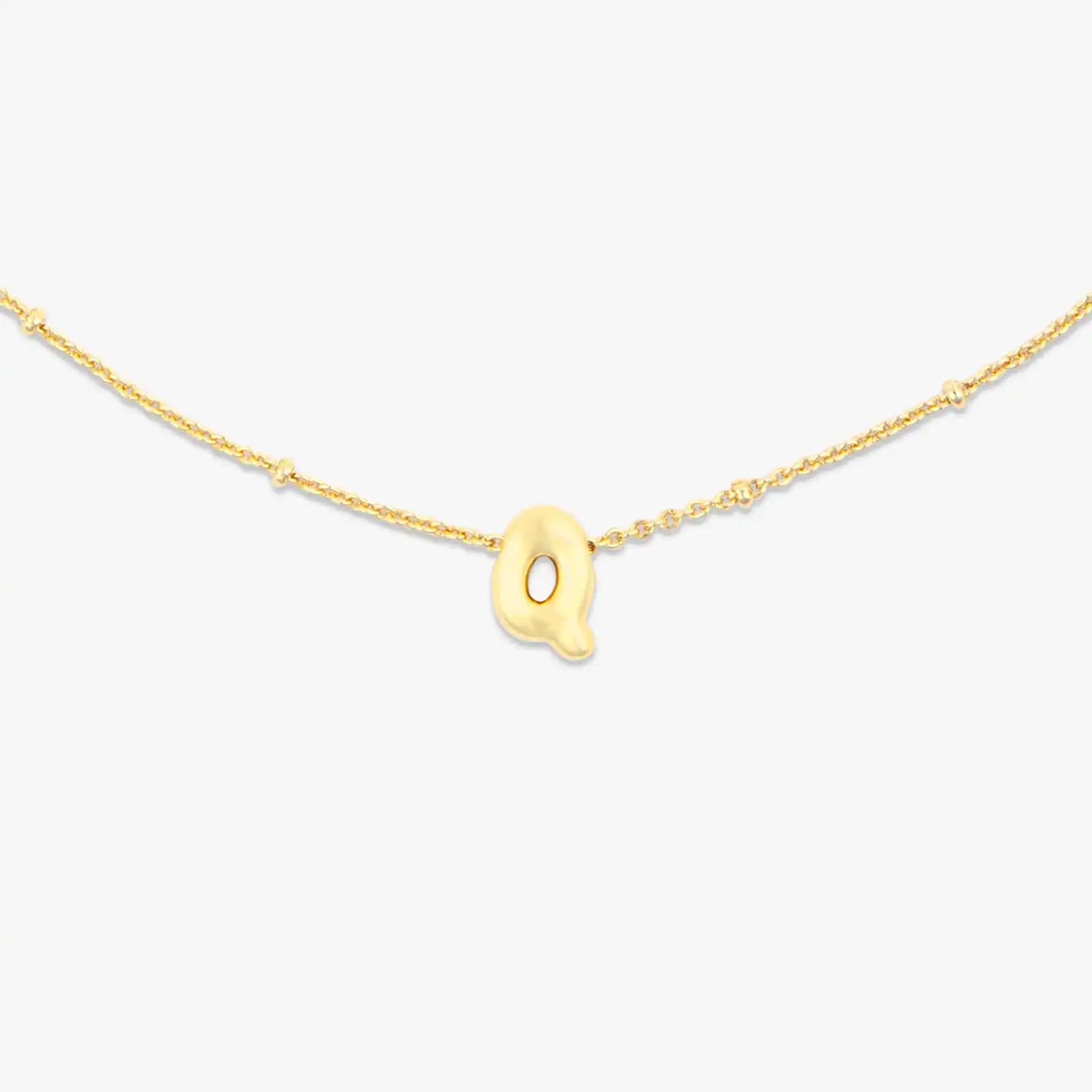 Alphabet Satellite Chain Choker