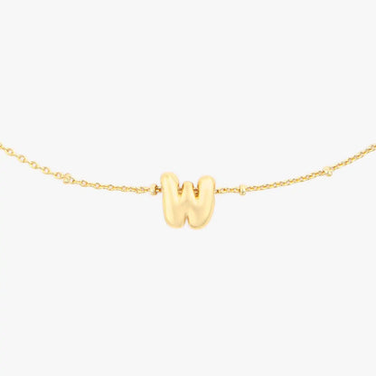 Alphabet Satellite Chain Choker