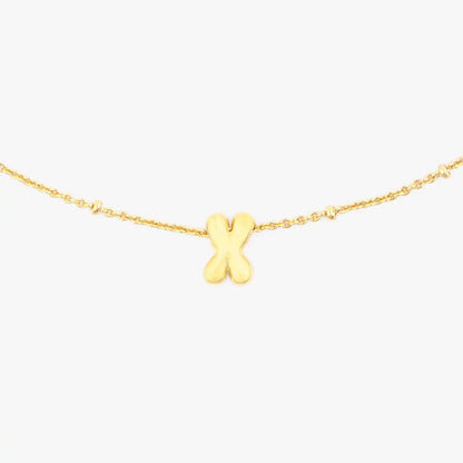 Alphabet Satellite Chain Choker