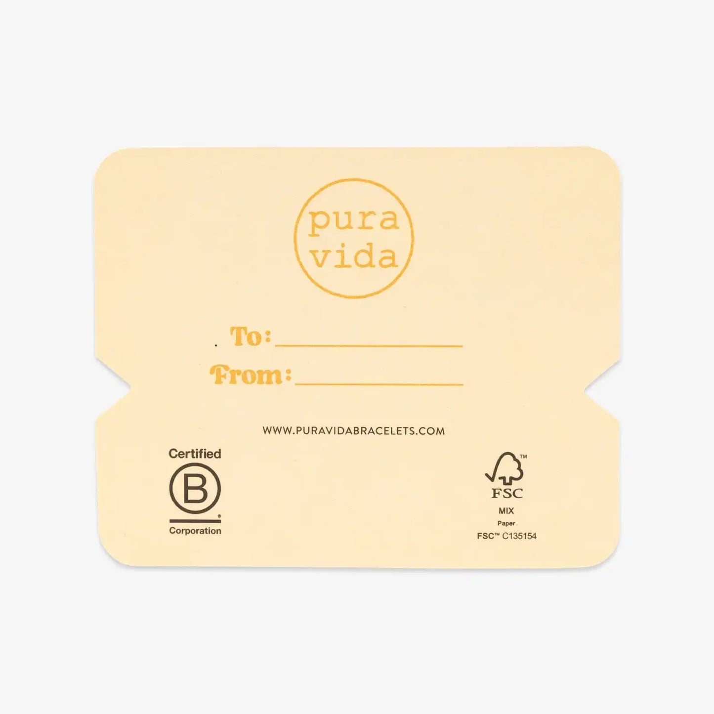 My Sunshine Bracelet Card