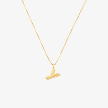 Initial Pendant Necklace