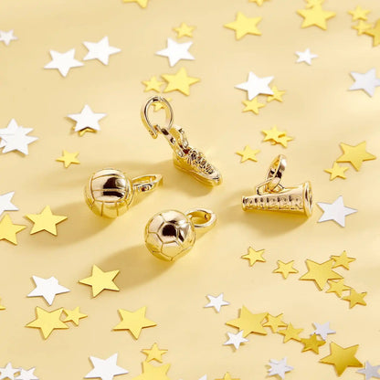 Harper Statement Soccer Ball Charm